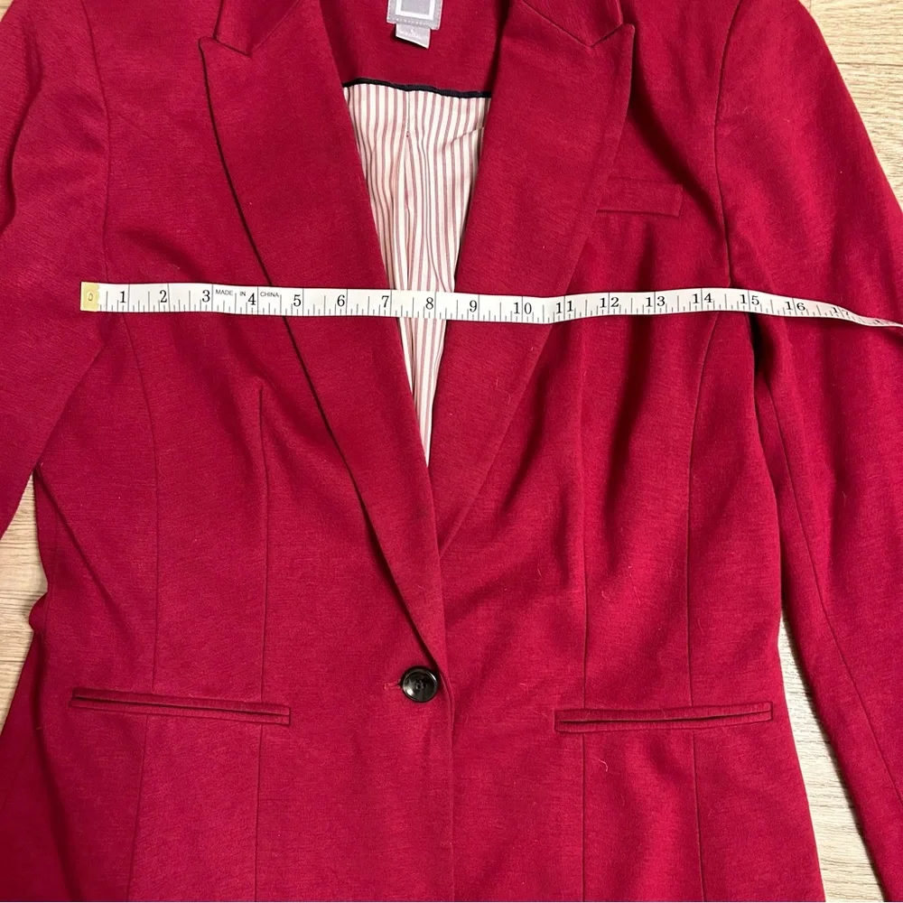 JCPenney Raspberry Blazer Jacket | Size L | - Picture 8 of 14